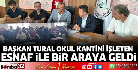 Başkan Tural, okul kantin esnafıyla buluştu