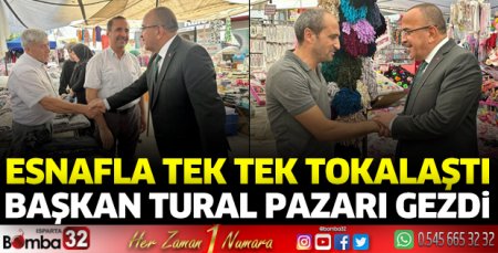 Başkan Tural Salı Pazarını gezdi