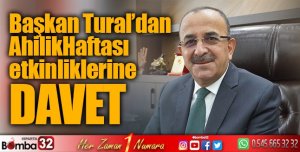 Başkan Tural’dan Ahilik Haftası etkinliklerine davet 