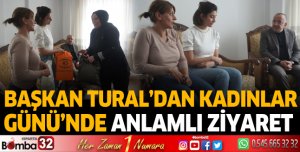 Başkan Tural’dan Kadınlar Günü’nde anlamlı ziyaret 