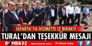BAŞKAN TURAL’DAN VALİ GÜNAYDINA’DA TEŞEKKÜR