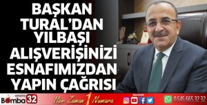 Başkan Tural’dan yılbaşı alışverişinizi esnafımızdan yapın çağrısı