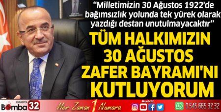 Başkan Tural’dan  Zafer Bayramı kutlaması 