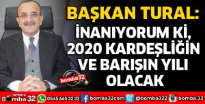 BAŞKAN TURAL'DAN  YENİ YIL MESAJI