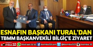 Başkan Tural'dan Bilgiç'e ziyaret