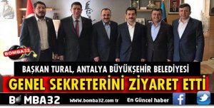 BAŞKAN TURAL'DAN EKİCİ'YE ZİYARET