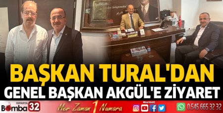 Başkan Tural'dan Genel Başkan Akgül'e ziyaret