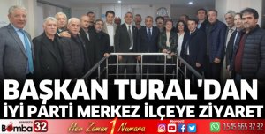 Başkan Tural'dan İyi Parti Merkez İlçeye hayırlı olsun ziyareti