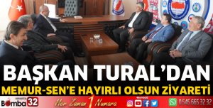 Başkan Tural'dan Memur Sen'e hayırlı olsun ziyareti