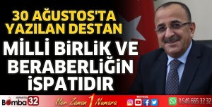 Başkan Tural'dan Zafer Bayramı mesajı