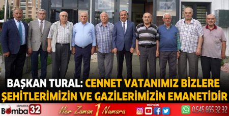 Başkan Tural'ın Gaziler Günü mesajı