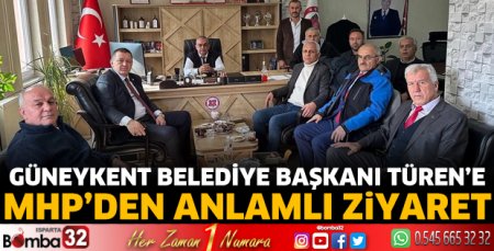 Başkan Türen'e MHP'den anlamlı ziyaret