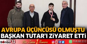Başkan Tutar, Milli Boksörü ağırladı
