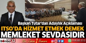 Başkan Tutar'dan adaylık açıklaması