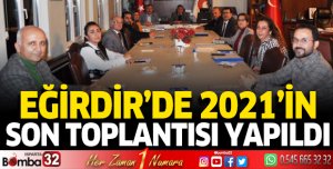 BAŞKAN VELİ GÖK 2021'İN SON TOPLANTISINI BİRİM MÜDÜRLERİ İLE GERÇEKLEŞTİRDİ