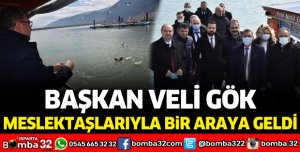 Başkan Veli Gök meslektaşlarıyla bir araya geldi