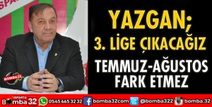 BAŞKAN YAZGAN İDDİALI KONUŞTU