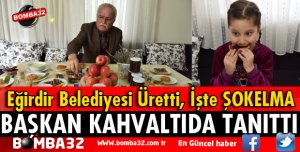 BAŞKAN YENİ ÜRÜNÜ KAHVALTI SOFRASINDA TANITTI