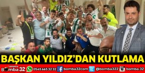 Başkan Yıldız'dan tebrik