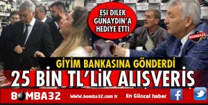 BAŞKAN YUSUF ZİYA  GÜNAYDIN 25 BİN TL'LİK AYAKKABI SATIN ALDI