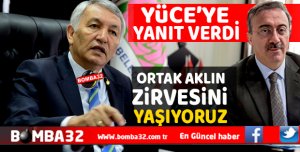 BAŞKAN YUSUF ZİYA GÜNAYDINDAN CEVAP 