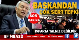BAŞKAN YUSUF ZİYA  GÜNAYDIN'DAN SERT TEPKİ