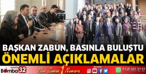 Başkan Zabun'dan önemli açıklamalar