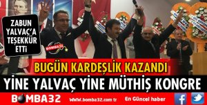 BAŞKAN ZABUN'DAN TEŞEKKÜR MESAJI