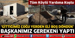 BAŞKANA TEŞEKKÜR ETTİLER