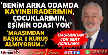 Başkandan çok sert açıklama