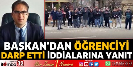 Başkan'dan darp iddialarına yanıt