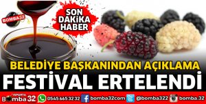 BAŞKANDAN FESTİVAL İPTAL AÇIKLAMASI