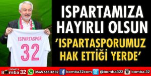 BAŞKANDAN ISPARTASPOR'A TEBRİK MESAJI