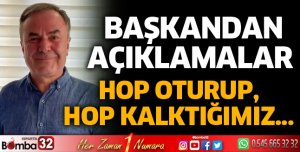Başkandan önemli açıklamalar