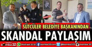 BAŞKANDAN SKANDAL PAYLAŞIM