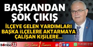 Başkandan şok çıkış