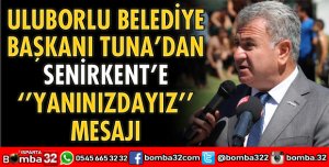 BAŞKANDAN YANINIZDAYIZ MESAJI