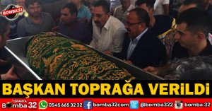 BAŞKANI SON YOLCULUĞUNDA YANLIZ BIRAKMADILAR