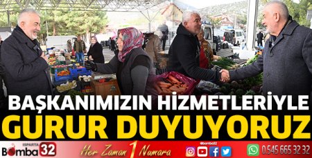 Başkanımızın hizmetleriyle gurur duyuyoruz