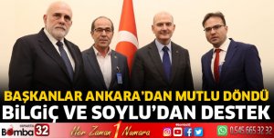 Başkanlar Ankara'dan mutlu döndü