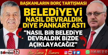 Başkanların borç tartışması