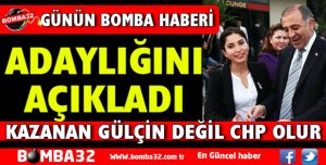 BAŞKANLIĞA ADAYLIĞINI AÇIKLADI