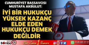 Başsavcı Akbulut genç hukukçulara seslendi