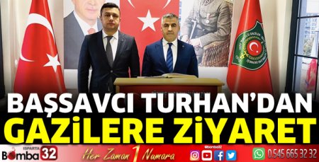 Başsavcı Turhan’dan gazilere ziyaret