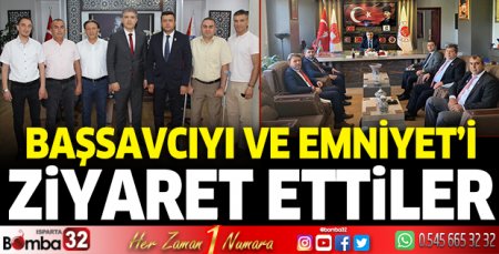 Başsavcıyı ve Emniyet'i ziyaret ettiler