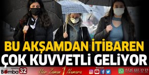 Batı Akdeniz bölgesi için kuvvetli yağış