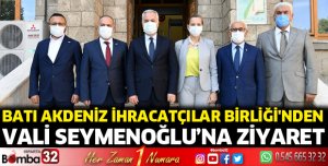 Batı Akdeniz İhracatçılar Birliği'nden Vali Seymenoğlu'na ziyaret