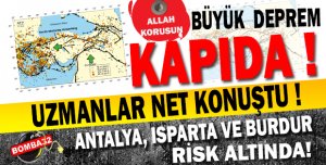 Batı Akdeniz'de Büyük Risk