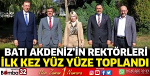 Batı Akdeniz'in rektörleri bir araya geldi