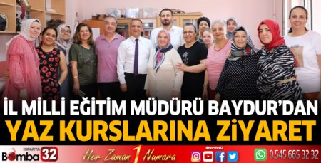 Baydur’dan yaz kurslarına ziyaret
